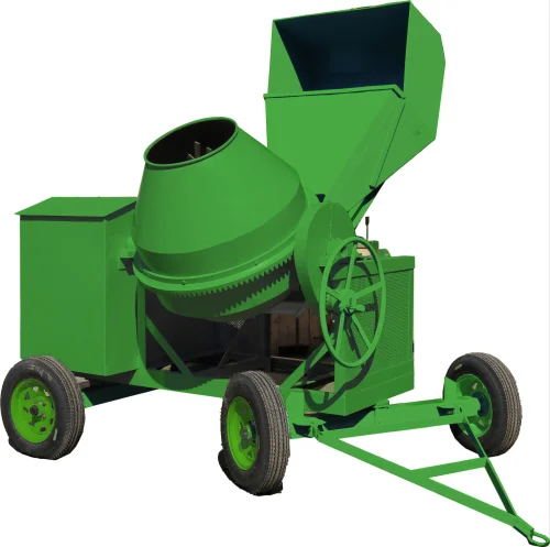 Concrete Mixer Machine with Hydraulic Hopper